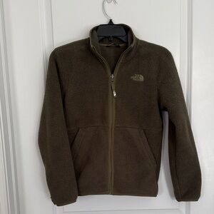 The North Face Olive Fleece Jacket